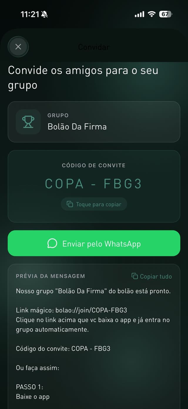 Code COPA-XXXX